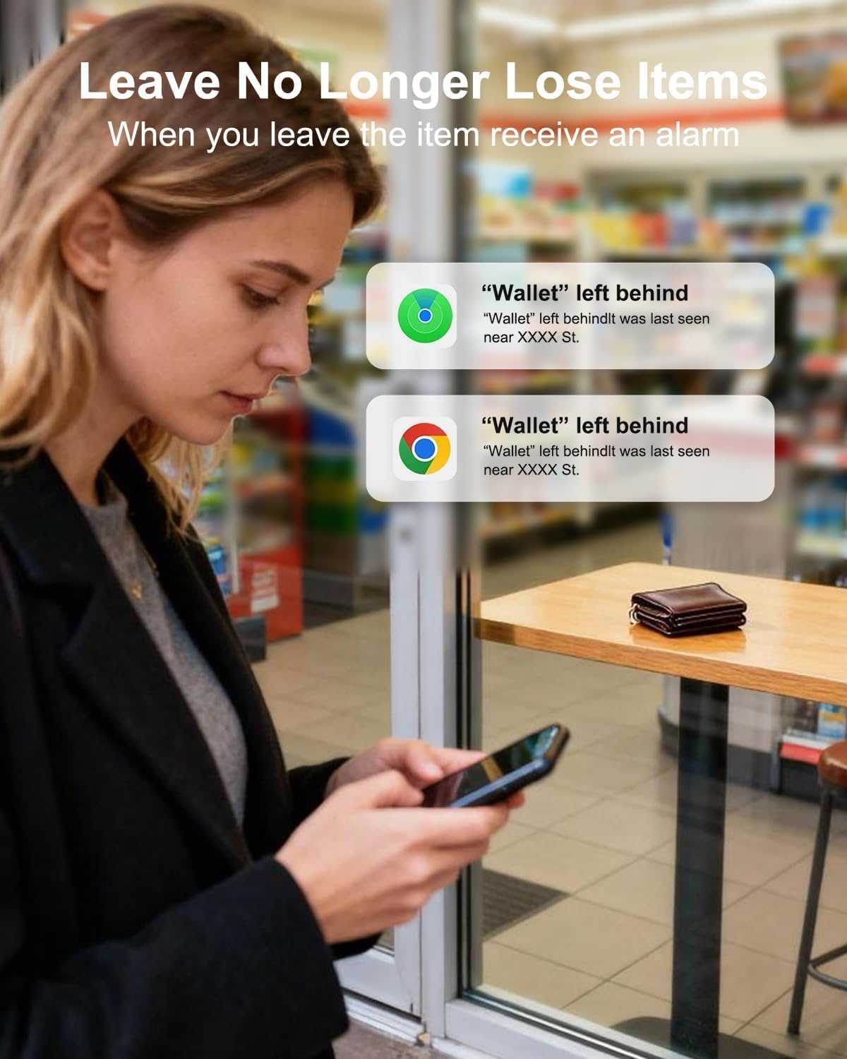 Wallet Tracker Card (iOS and Android), 6-12 Years Battery GPS Smart Card