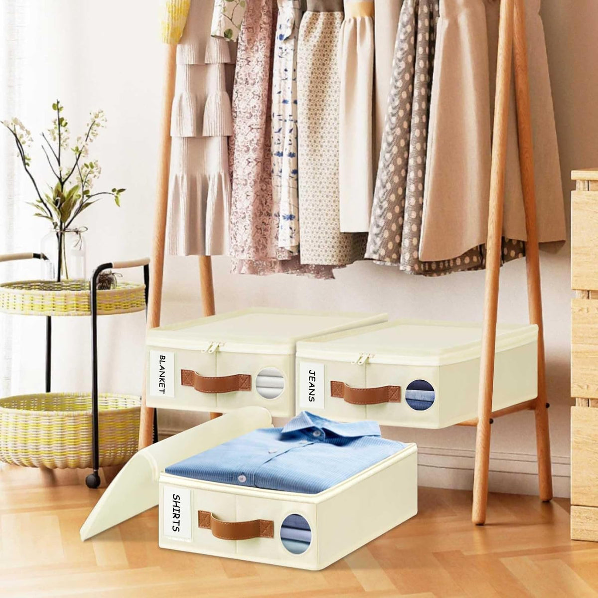 GhvyenntteS Bed Sheet Organizers and Storage, Closet Organizer