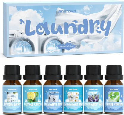 ARVIDSSON Floral Essential Oils Set, Natural Flower Essential Oil Gift for Women - Rose, Gardenia, Cherry Blossom, Honeysuckle, Lilac, Blue Lotus, Scented Oil for Diffuser, Valentines Day Gift for Her