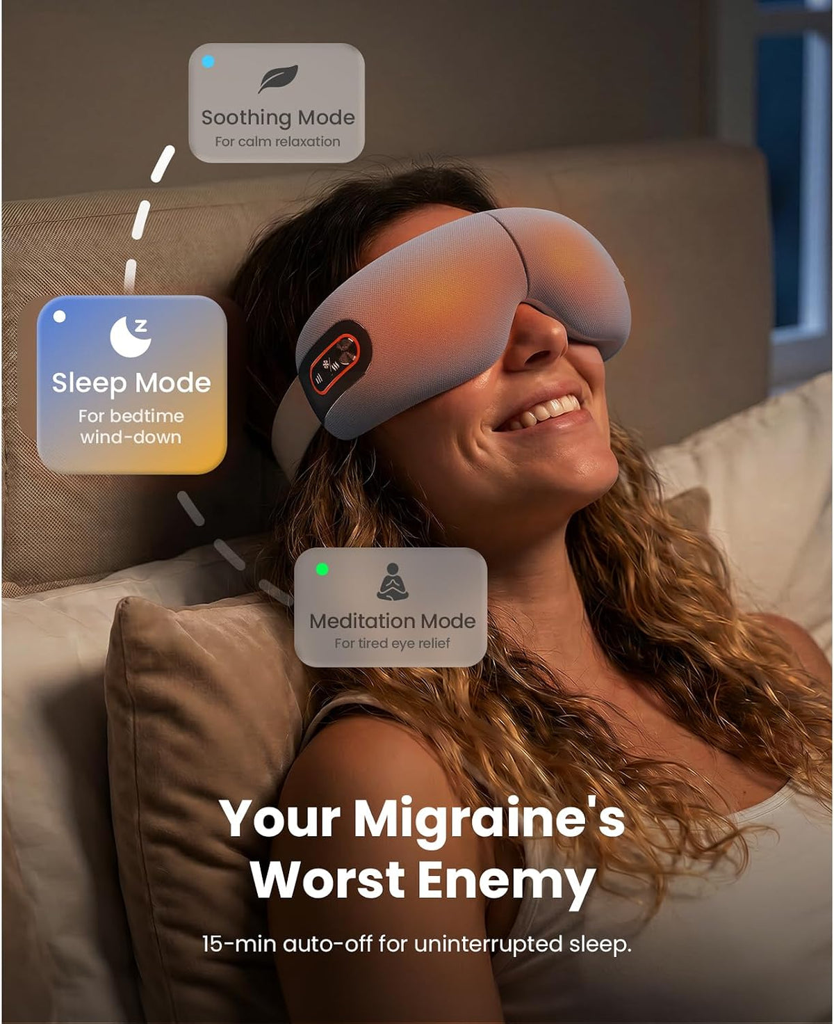 BOB AND BRAD EYEFLOW Eye Massager with Chip Cooling & Heat for Puffy Eyes