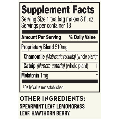 Celestial Seasonings Sleepytime Tea Plus Melatonin, Caffeine Free, Celestial Seasonings Herbal Tea, 18 Bag Box