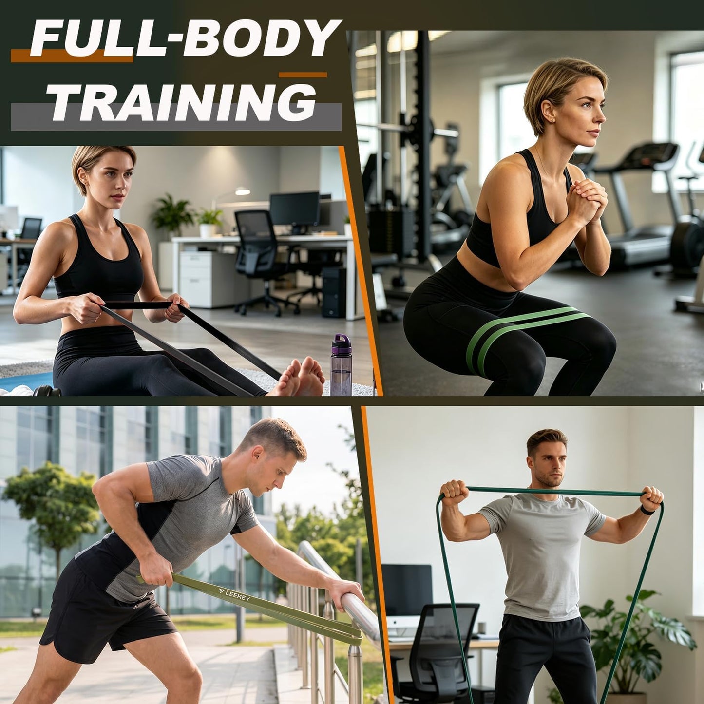 Resistance Bands for Pull Up Assist, Stretch Bands & Exercise Workout Set
