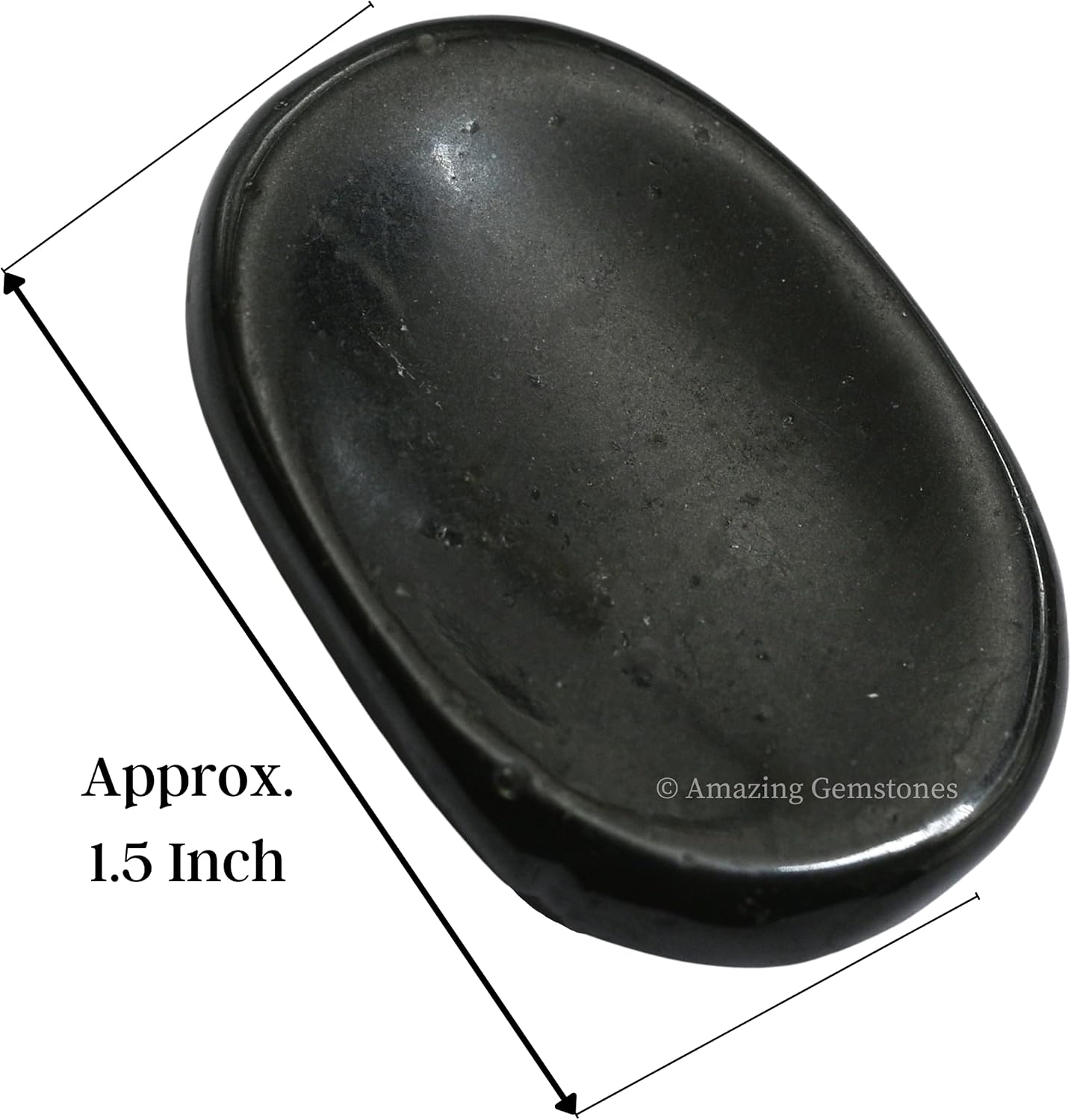 Amazing Gemstone Labradorite Thumb Worry Stone, Anxiety Stone, Healing Crystals - Piedra Crystal Fidget for Gift, Meditation, Calming, Relaxation, Stress Relief - Colors C