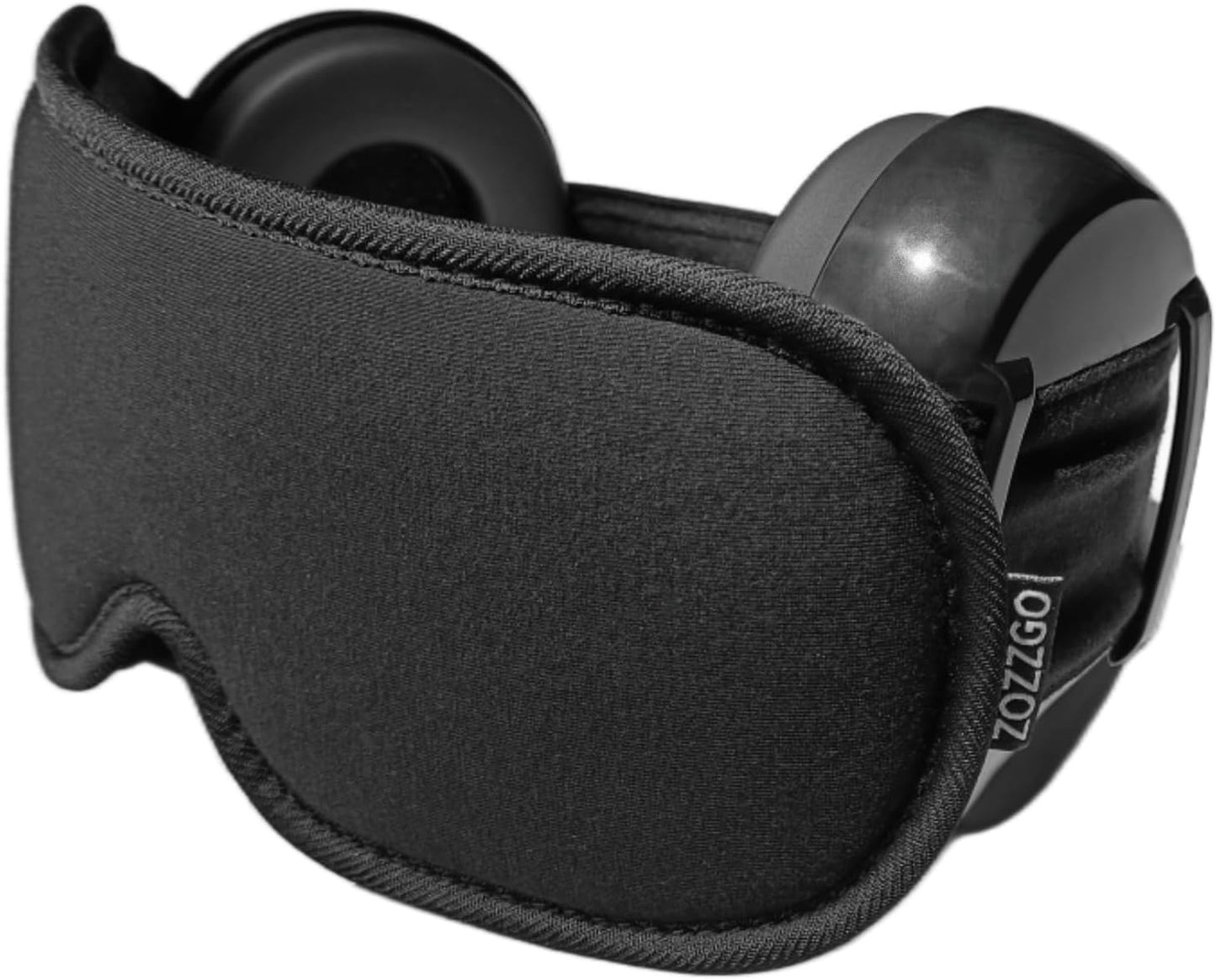 Noise Reduction Ear Muffs Eye Mask for Sleeping Set, Noise Cancelling Earmuffs 3D Light Blocking Sleep Mask Set