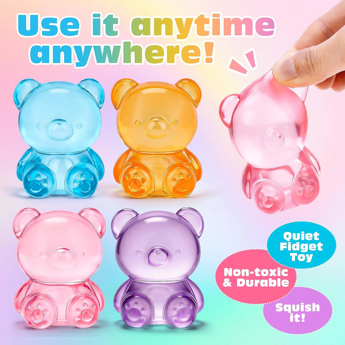 VISCOO 16 Pack Octopus Stress Balls for Kids, Slow Rising Squishy Toys