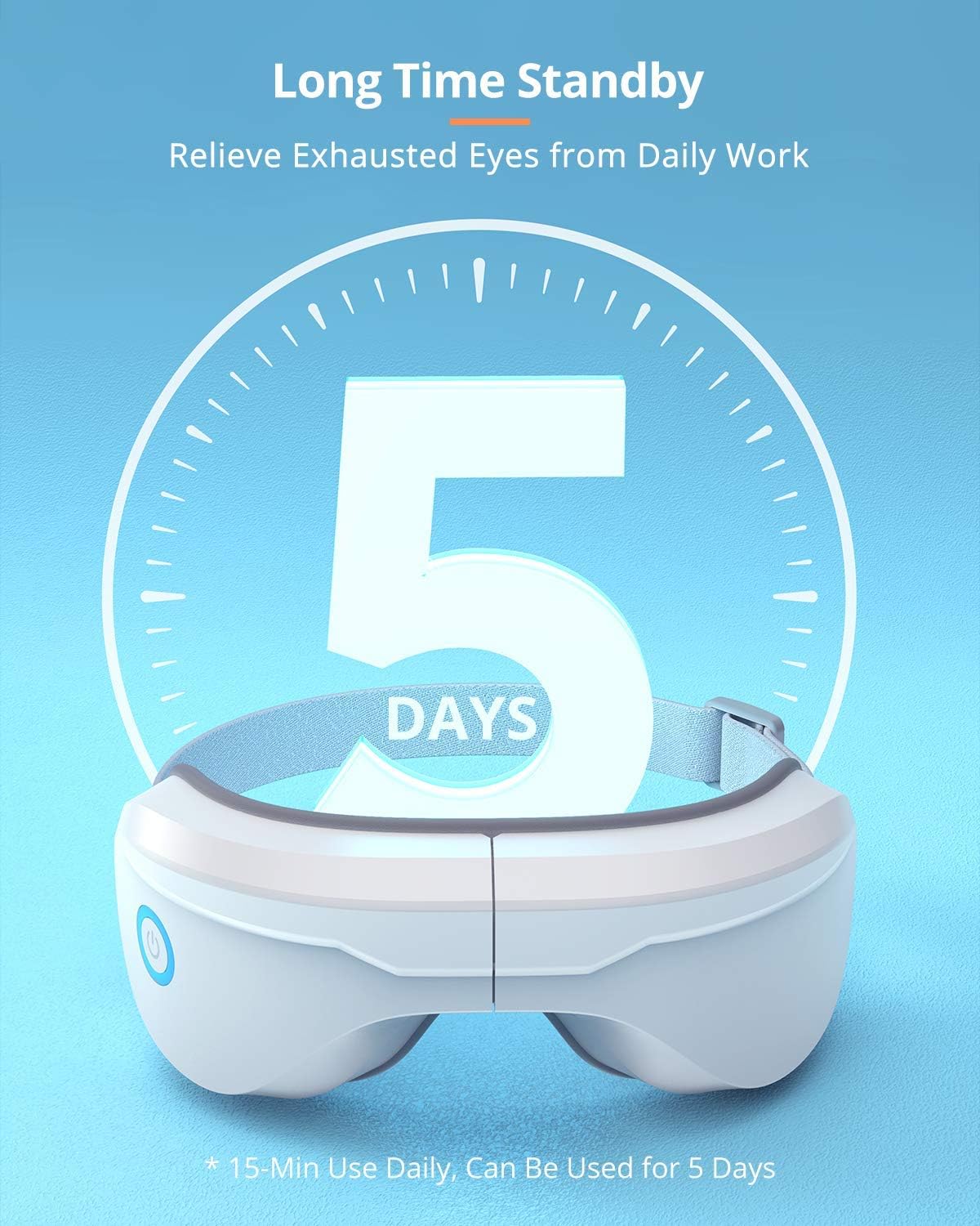 latumab Eye Massager with Heat, Heated Eye Mask with Bluetooth Music, Face Massager, Mask for Migraine & Headache Relief, Improved Sleep, Birthday Gifts for Mom Dad Women Men Her Him