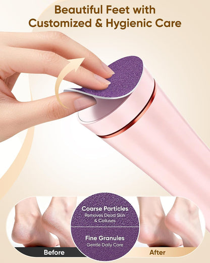 Electric Foot Callus Remover, Rechargeable Foot File Pedicure Kits
