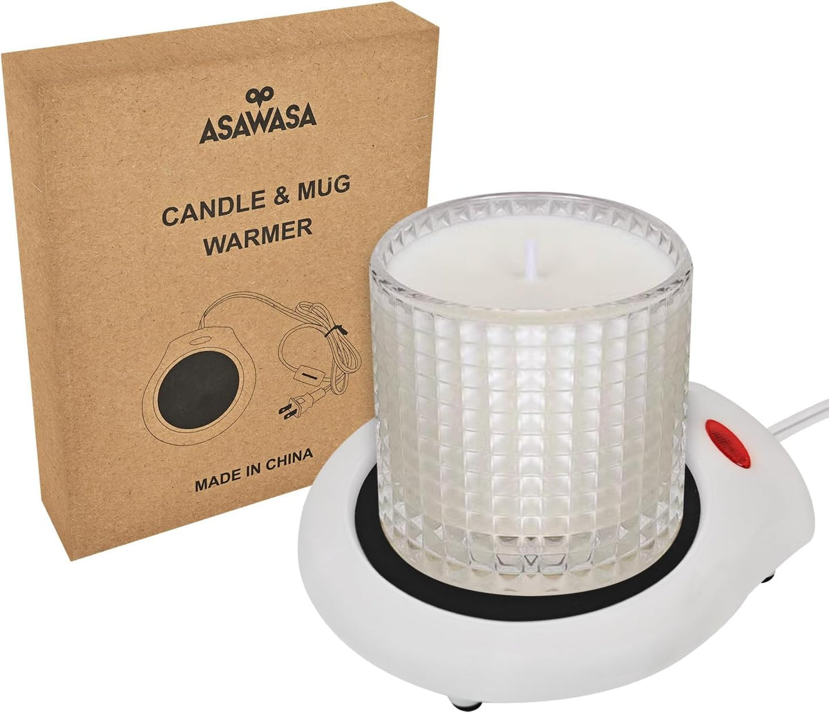 ASAWASA Candle Warmer for Large Jar, Coffee Mug Warmers