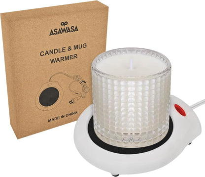 ASAWASA Candle Warmer for Large Jar, Coffee Mug Warmers