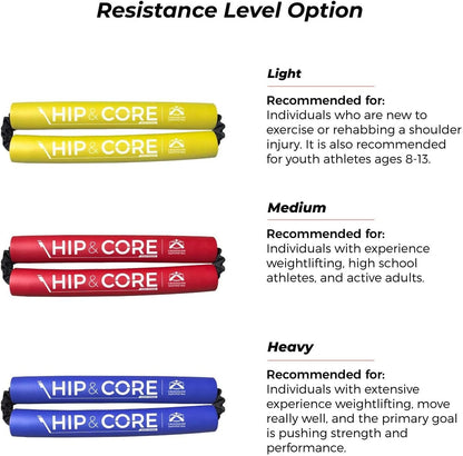 Crossover Symmetry Hip & Core System - Loop Resistance Home Workout Bands to Stretch and Strengthen Legs, Butt, Hips, Thighs and Glutes, Includes Online Exercise & Training Guide