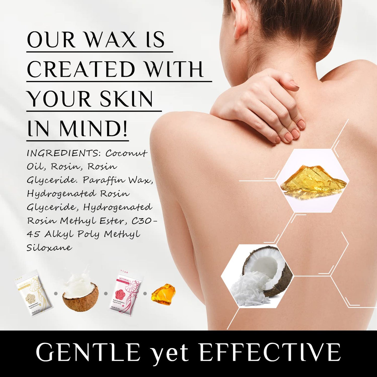 KOTAMU Waxing Kit for Women & Men, Pink Digital Wax Pot Warmer Hair Removal | Home Hard Wax Kit, Wax Machine, Face, Eyebrow, Bikini, Brazilian, Body, Sensitive Skin, 25 Accessories, Beginner-Friendly