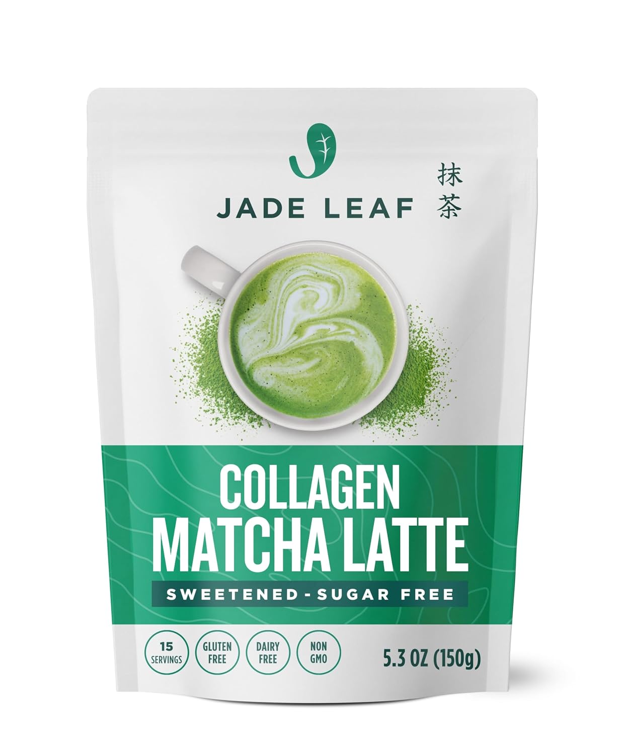 Jade Leaf Matcha Organic Matcha Latte Mix - Bulk Value Size - Lightly Sweet Japanese Matcha Powder with Organic Cane Sugar for Café Style Blend, 35.3 Ounce / 1000g (Pack of 1)
