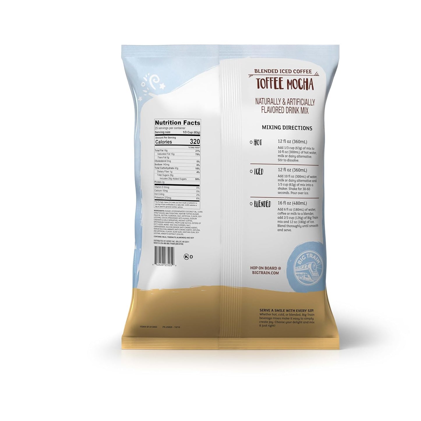 Big Train Vanilla Chai Tea Latte Beverage Mix, 1.9 Pound (Pack of 1)