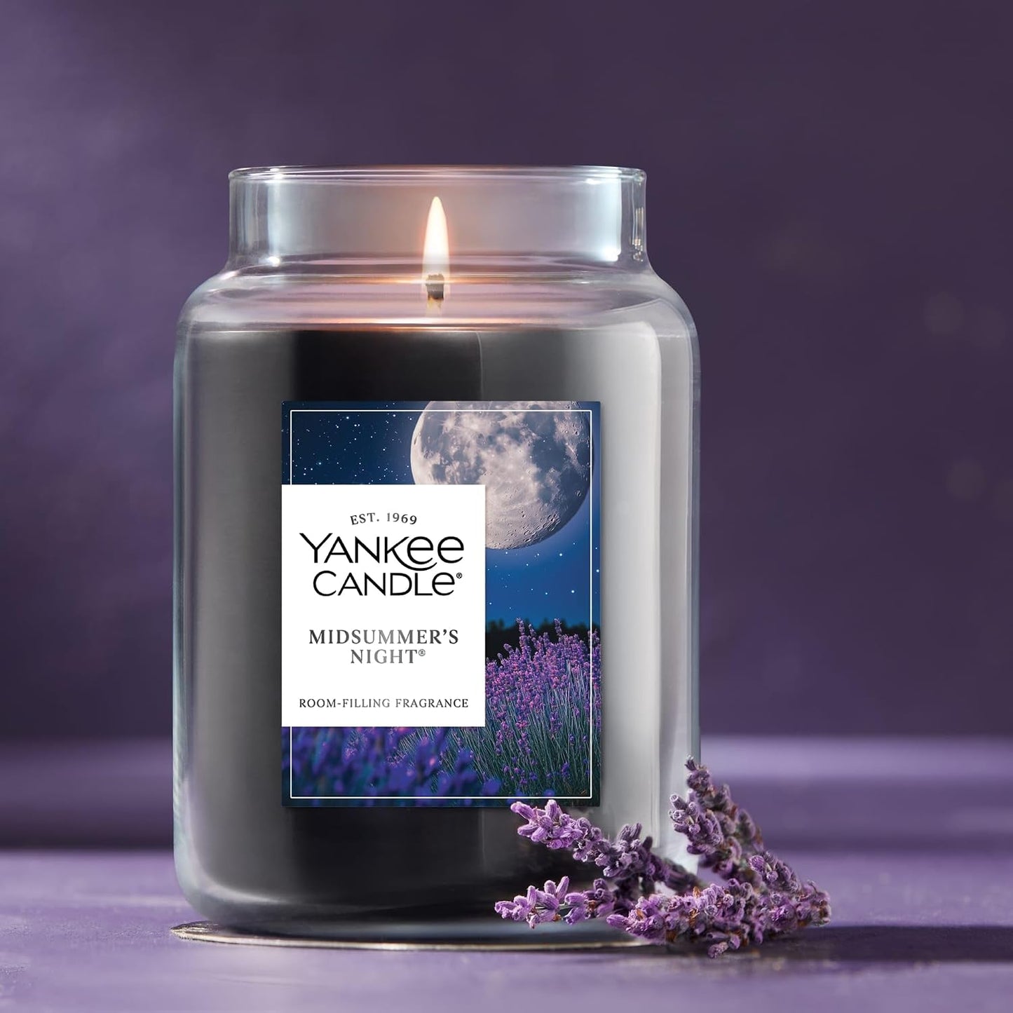 Yankee Candle MidSummer's Night Scented Candle, 22oz Large Jar
