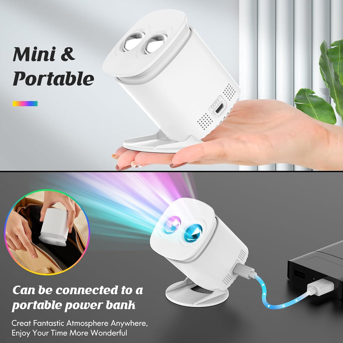 Galaxy Sunset Lamp Projector, 41 Lighting Modes with Remote & Timer Control