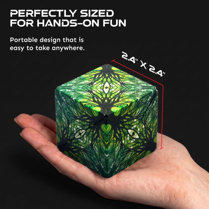 Shashibo DODECA Magnetic Puzzle Cube, Stress Relief Fidget Toy - Colors A