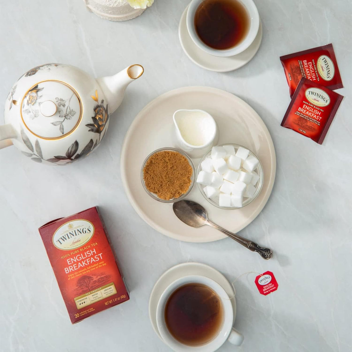 Twinings Herbal & Decaf Tea Variety Pack - Decaf Tea Sampler - Individually Wrapped Herbal Tea Bags, Green Decaf, Lady Grey Decaf, Earl Grey Decaf, Pure Peppermint, Camomile, Rooibos Red, Honeybush Mandarin Orange, Plus 13 More Flavors (Decaf, 1 Count