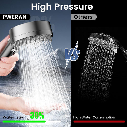 Filtered Shower Head with Handheld, High Pressure Showerhead with Filters