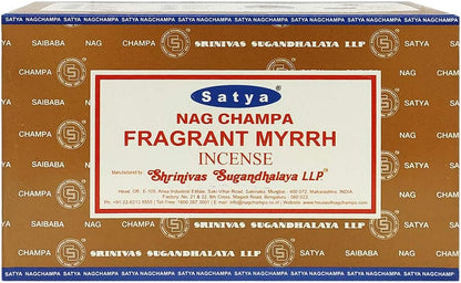 TRUMIRI Incense Stick Holder Bundle with Satya Sai Baba Nagchampa 250g Bulk Incense Sticks Nag Champa Agarbatti - Pack of 1 (Approx 250 Insence-Sticks)