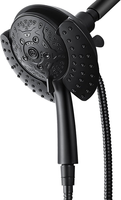INAVAMZ Shower Head with Handheld High Pressure: Hand Held Shower Head & Rain Shower Head 2-IN-1 Shower Head with 59" Rotatable Stainless Steel Hose, Shower Trim Systems, Sliver 2.5 GPM 15391 Filter