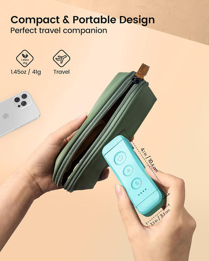 Glocusent USB Rechargeable Book Light, Portable Clip-on LED Reading Light, Reading Lights for Books in Bed with 3 Amber Colors & 5 Brightness Dimmable, Compact & Long Lasting, Perfect for Book Lovers