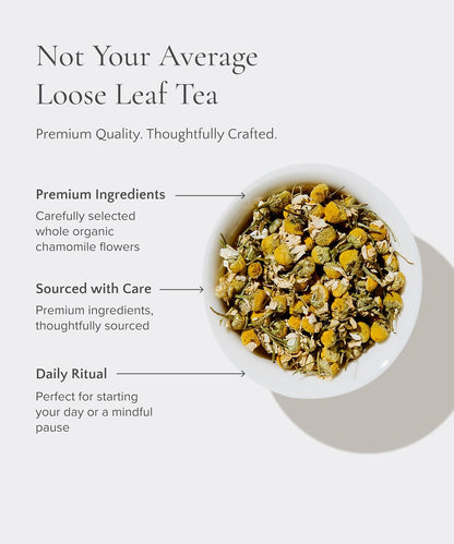 Art of Tea Organic French Lemon Ginger 1.5oz Loose Leaf Tea Tin, Caffeine Free Herbal Tea, Organic Rooibos & Lemongrass Ginger Tea, Premium Loose Leaf Herbal Tea for Relaxation & Digestion