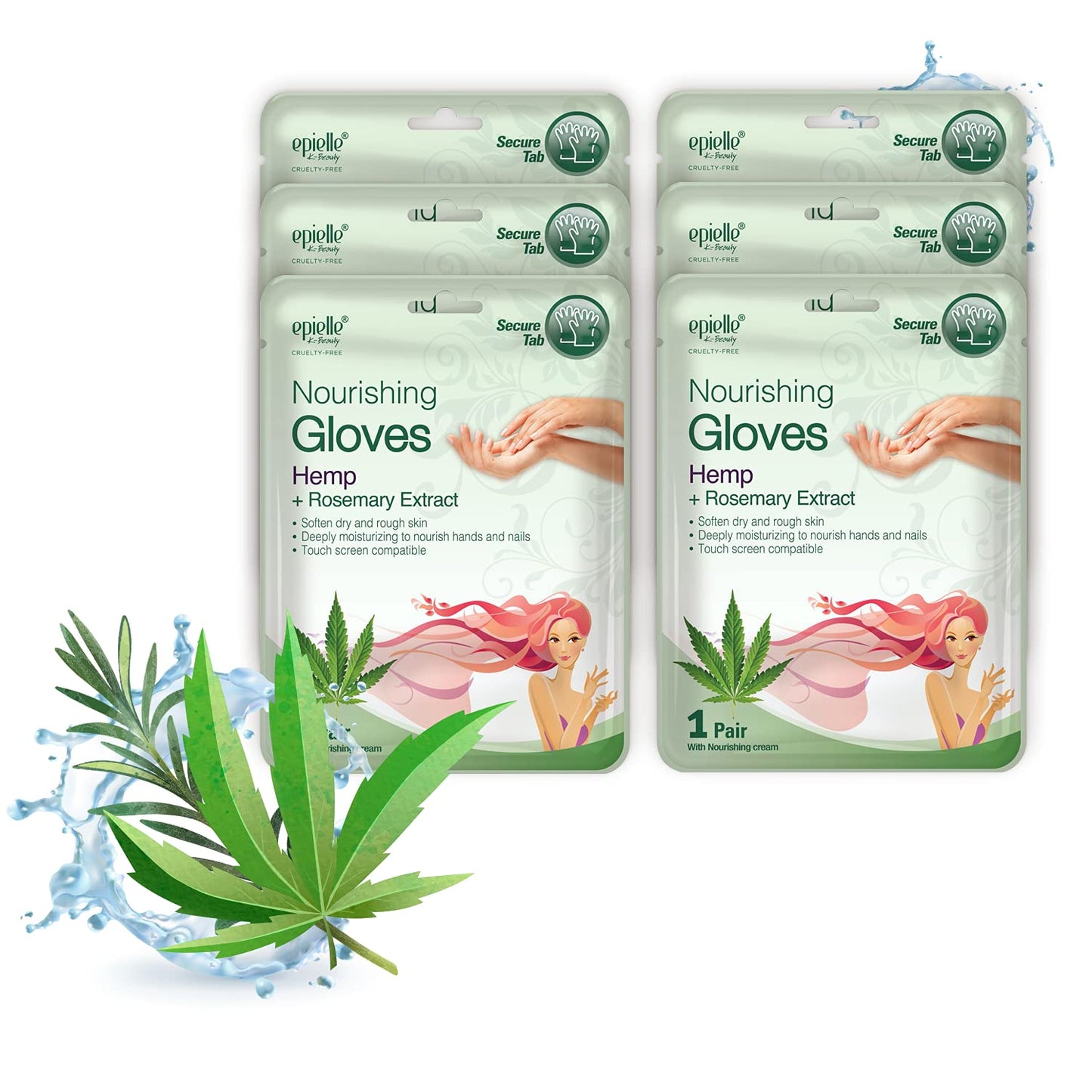 Epielle Foot Peel Mask | 2 Pairs | For Cracked Heels, Dead Skin & Calluses | Smooth & Repair Rough, Dry Skin | Beauty Gift, Spa Day, Gift Set | Korean Skincare