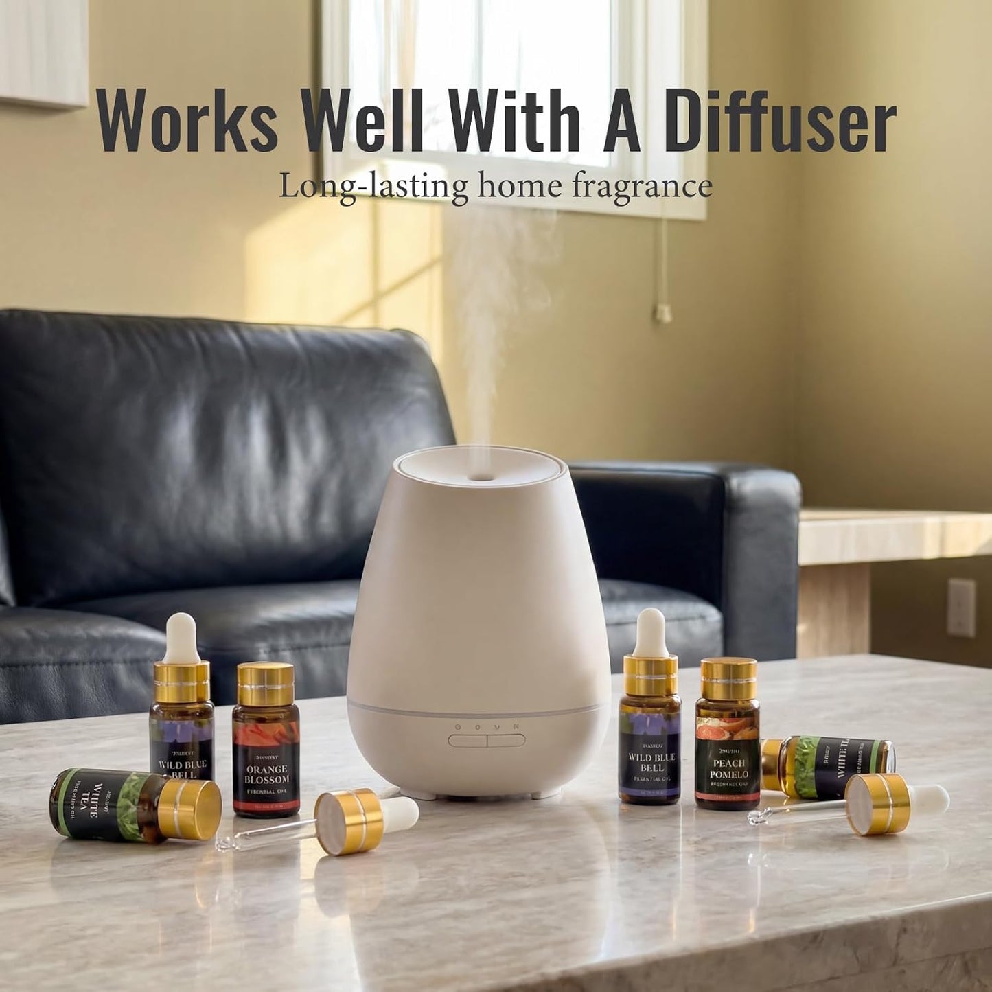 FUHITIM Essential Oil Set, Premium Essential Oils Gift Set for Diffuser, DIY Candle and Soap Making, 42x5 ML (0.17oz)