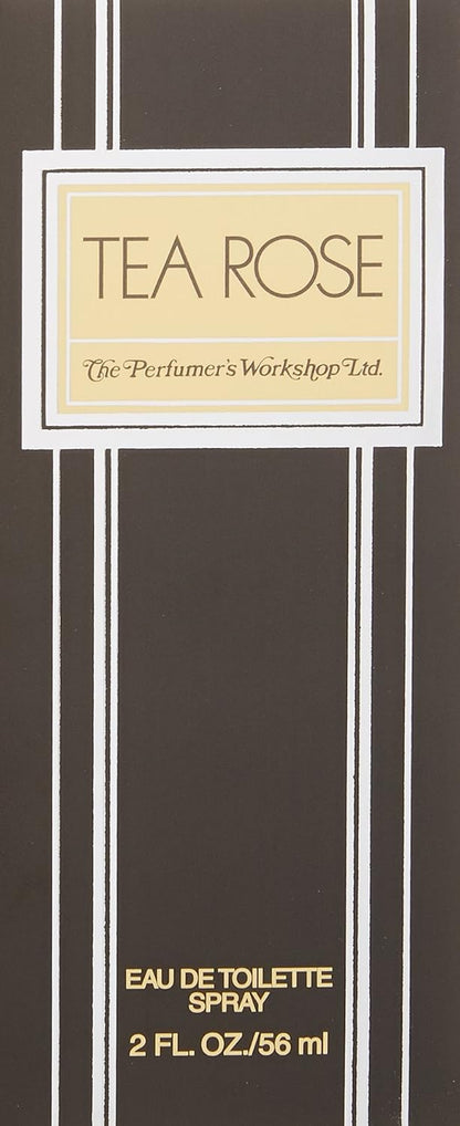 Tea Rose By Perfumers Workshop For Women. Eau De Toilette Spray 2.0 Oz.