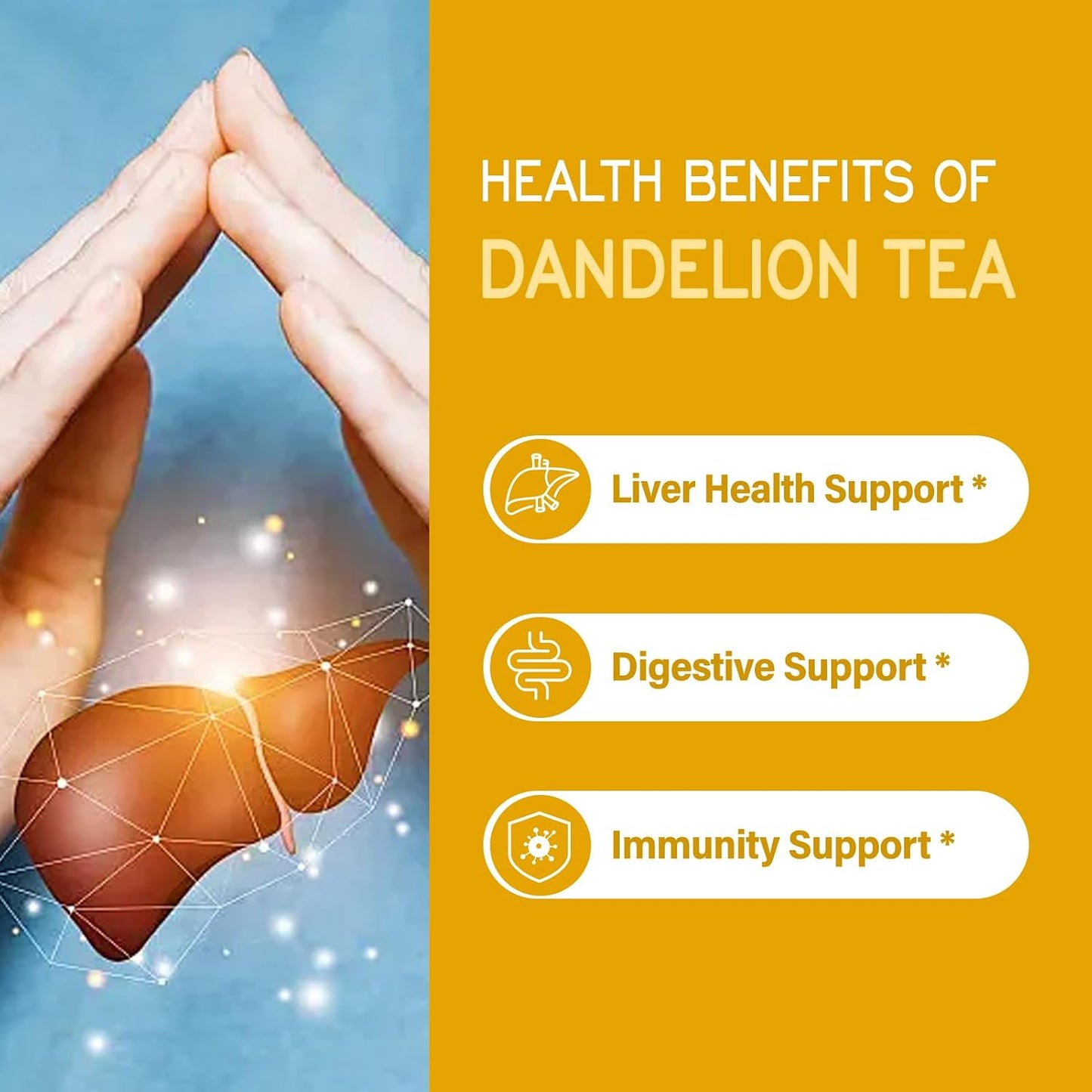 TisaFlor Milk Thistle (Cardo Mariano) Tea Bags for Liver Health, Detox & Immune Support, 5-in-1 Herbal Tea with Dandelion Licorice, Naturally Caffeine-Free - 50 Bags