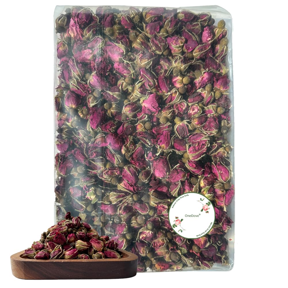 OneDove Dried Rose Petals and Rose Buds, 1 Pound