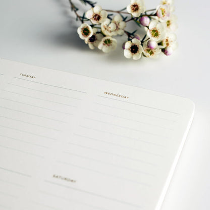 Daily Planner Notepad, A4, 52 Sheets, Undated,Time Blocking,Hourly Schedule
