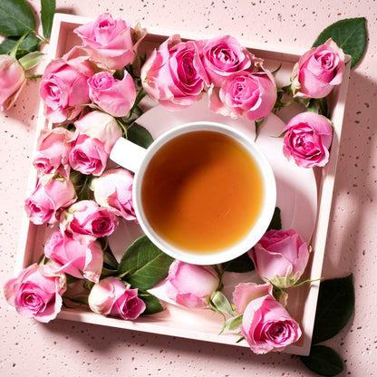 Harney & Sons Rose Scented Black Tea Sachets, 50 Count