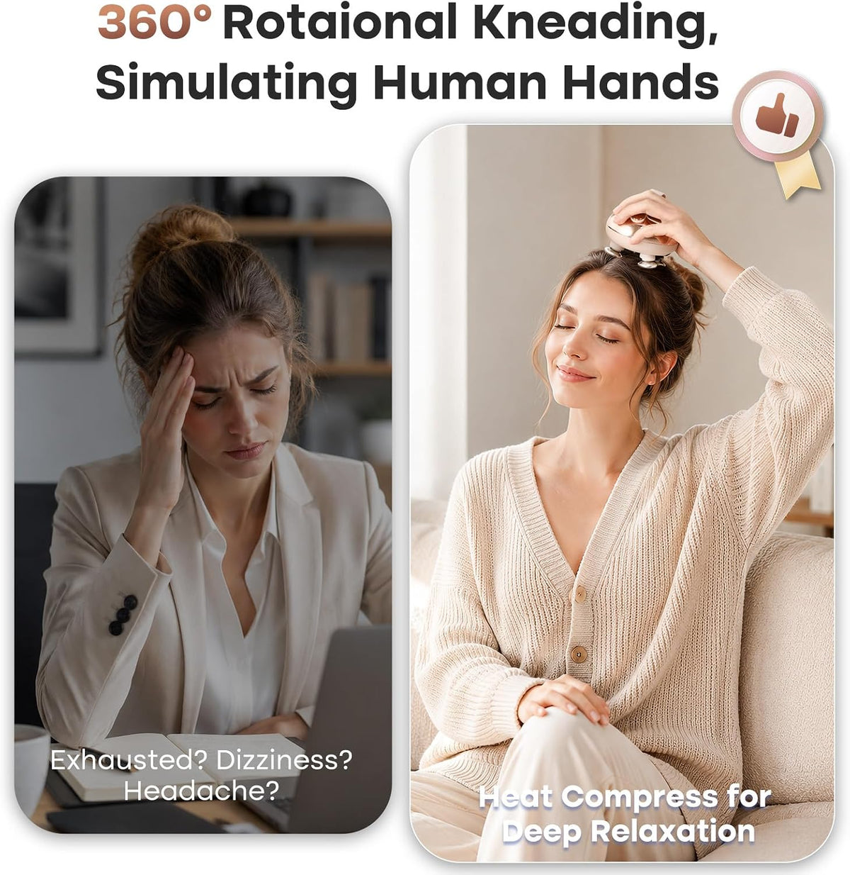 arboleaf Electric Scalp Massager Head Massager Scalp Stress Relax