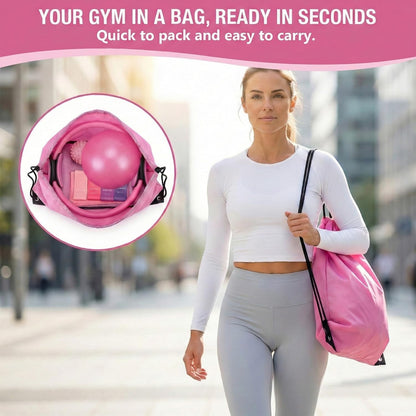 At Home Pilates Kit for Women, Home Workout Pilates Equipment Set with Pilates Ring, Ball, Pedal Resistance Band, Resistance Bands, Yoga Strap, Bag, Pilates Essentials Kit for Starter, Beginners