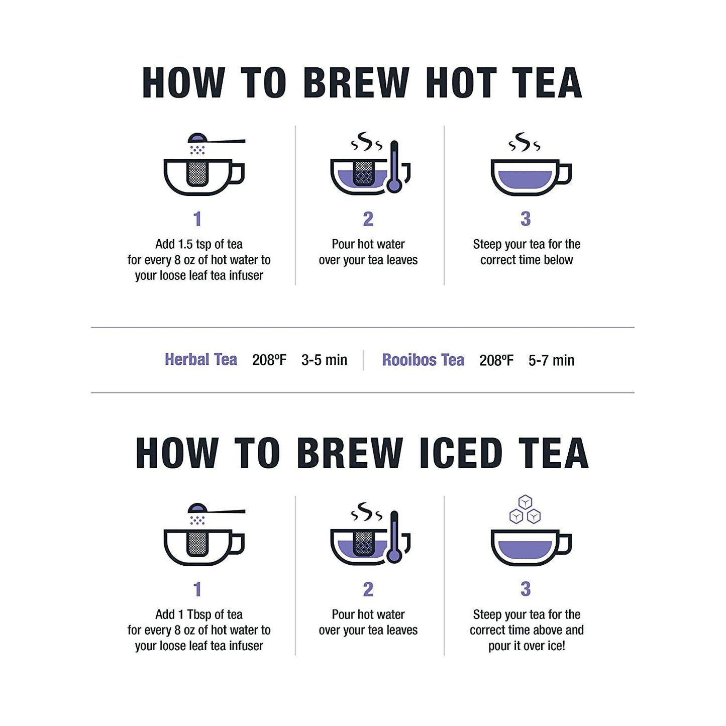 Tiesta Tea - Lavender Chamomile Herbal Tea, Loose Leaf, Calming Blend with Chamomile and Lavender, Caffeine-Free Herbal, Great for Hot or Iced Brews, Resealable Bulk Pouch, 200 Cups, 8 Ounce