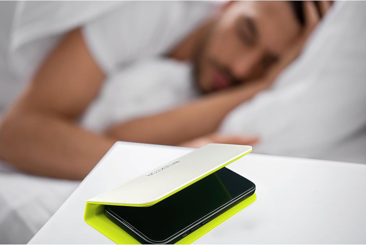 Cell Phone Sleep Shield - Directional EMF Faraday Cage for Cell Phones (Black)