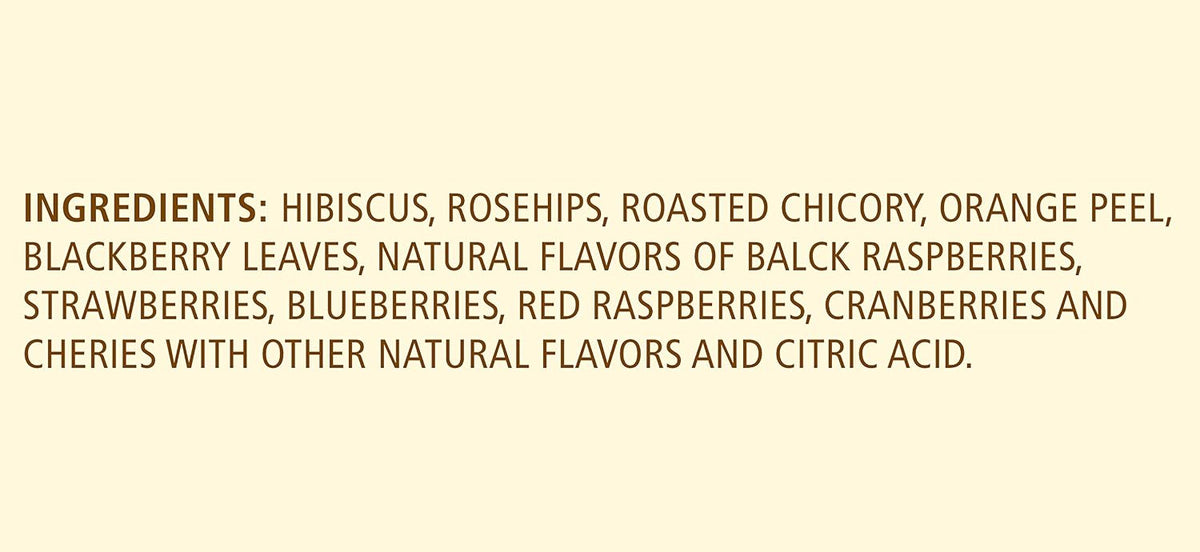 Celestial Seasonings Wild Berry Zinger Herbal Tea, Caffeine Free, 20 Tea Bags Box (Pack of 3)