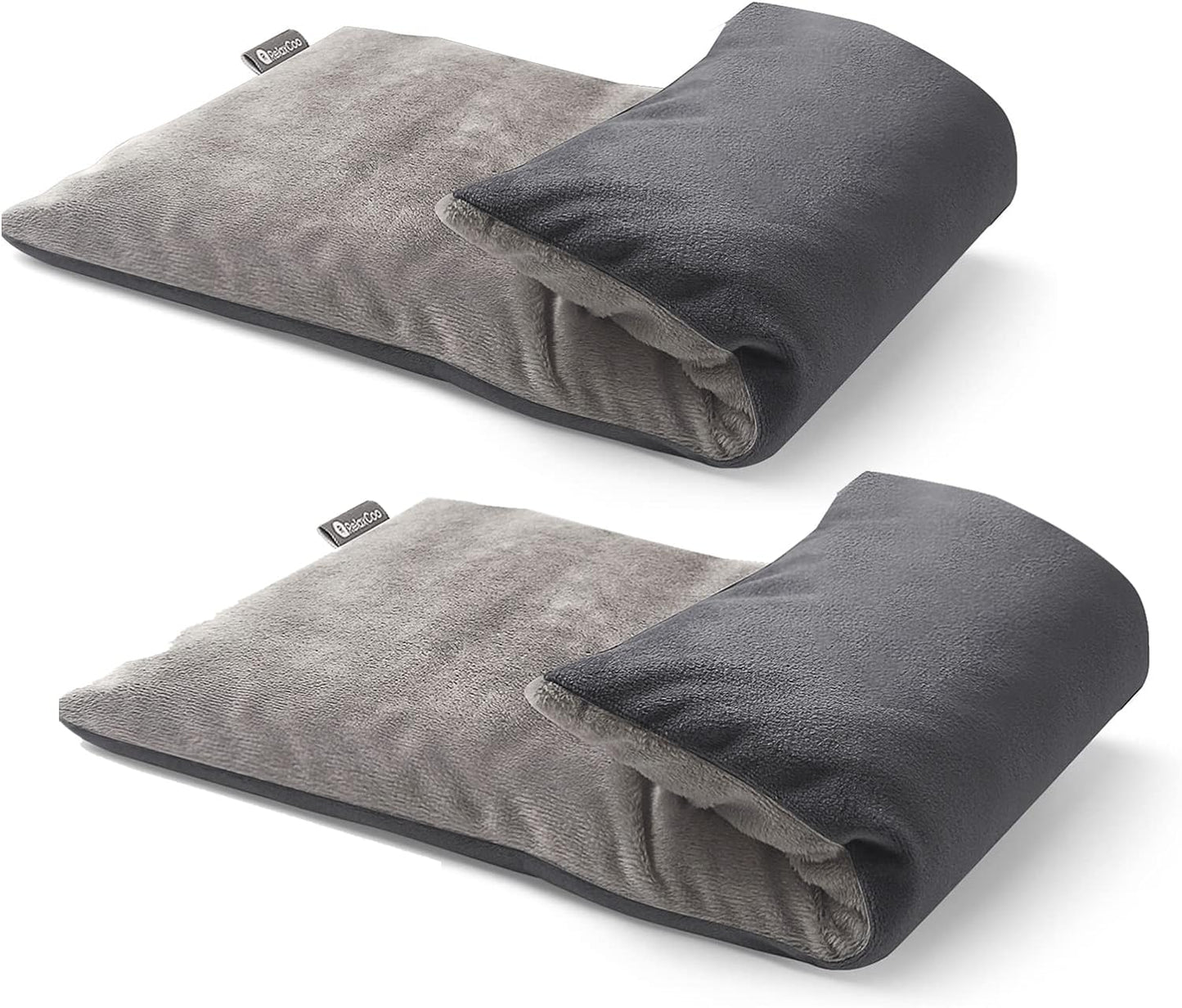 RelaxCoo Heating pad Microwavable with Washable Cover 6 * 12" Microwave Moist Heat Pad for Neck Shoulder, Cramps, Back Pain Relief, Warm Compress Rice Bean Bag Hot Pack for Muscles, Joints, Lavender