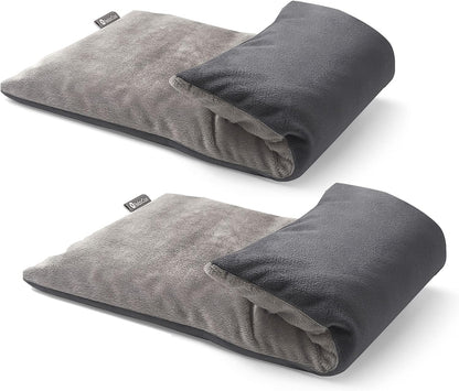 RelaxCoo Heating pad Microwavable with Washable Cover 6 * 12" Microwave Moist Heat Pad for Neck Shoulder, Cramps, Back Pain Relief, Warm Compress Rice Bean Bag Hot Pack for Muscles, Joints, Lavender
