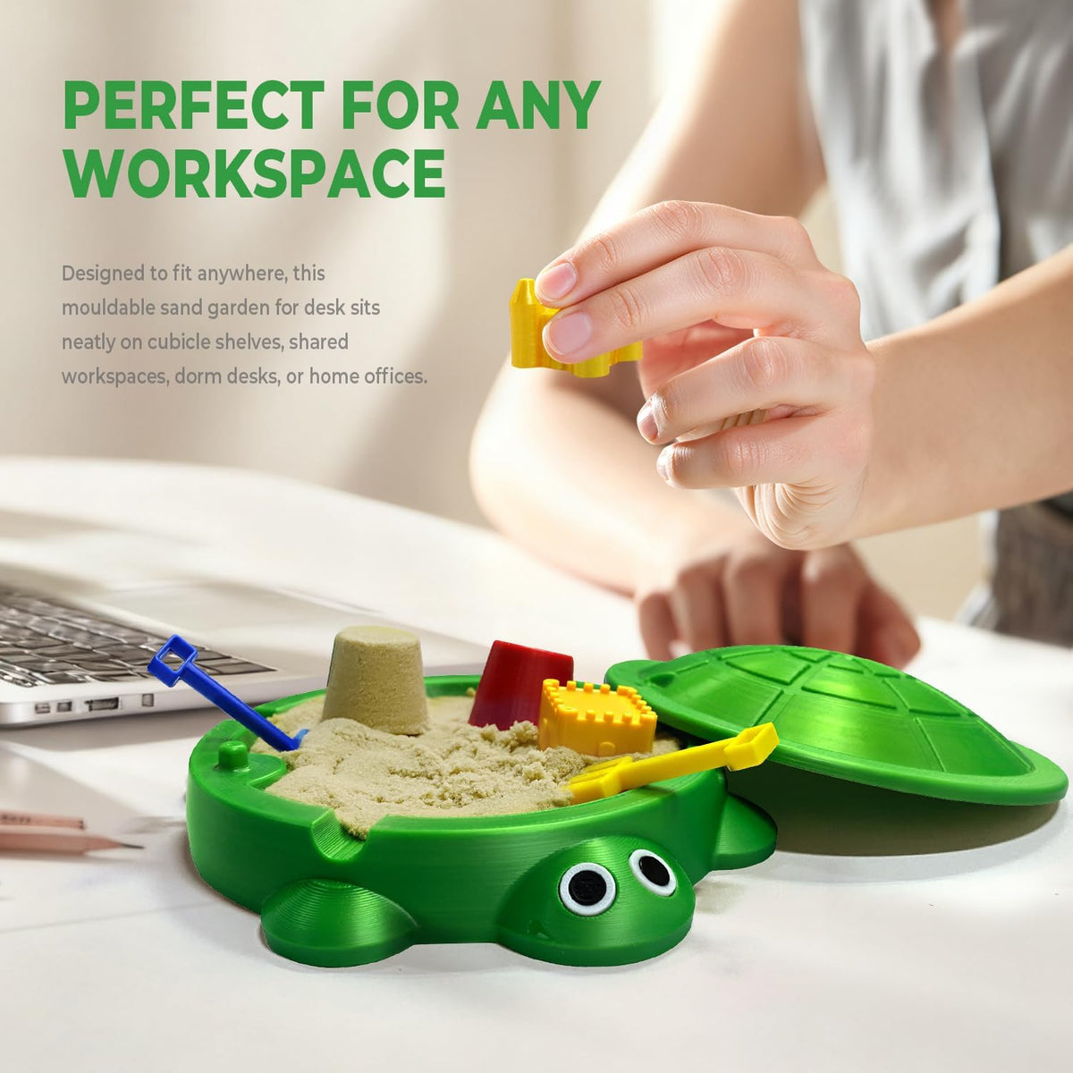 Dumpster Fire Zen Garden for Desk, Funny Coworkers Office Accessory Gifts