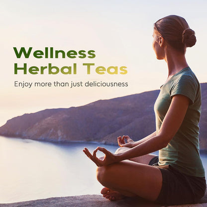 FullChea - Lemon Balm Tea Bags, 100 Count - Pure & Natural Dried Lemon Balm Leaves - Melissa Officinalis - Caffeine-free Herbal Tea for Relaxation - Non-GMO