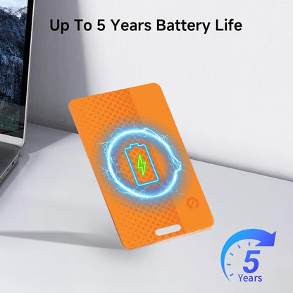 SEINXON Wallet Tracker Card, Works with Apple Find My & Google Find Hub