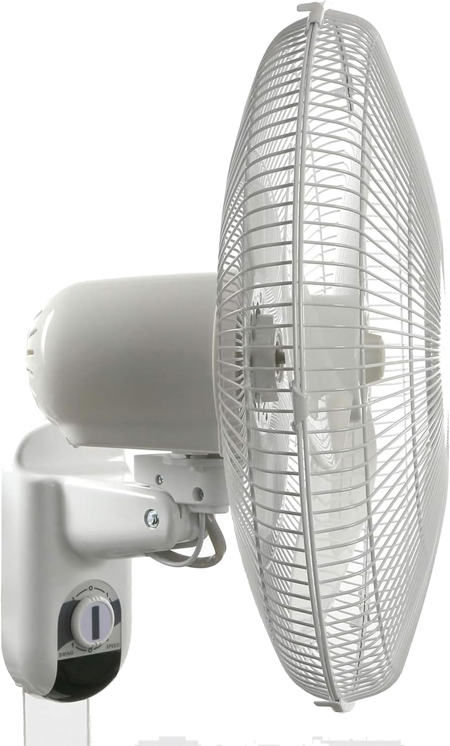 Hurricane Classic 6 Inch Clip Fan, 2 Speed Portable Desk Table Fan with Tilt, White