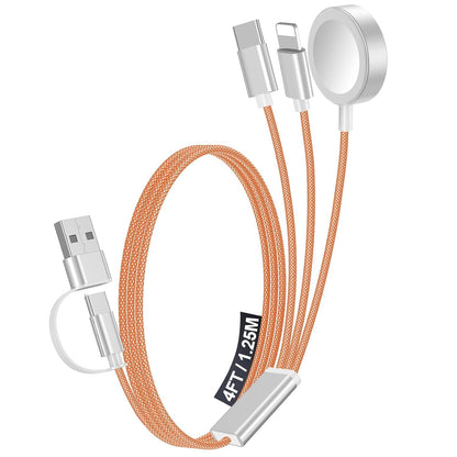 Travel Essentials for Apple Watch Charger,3-in-2 Multi Charging Cable