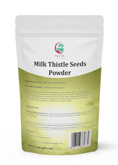 Milk Thistle Seeds 1 LB (Whole) | Whole Milk Thistle For Tea | By Yogi's Gift®