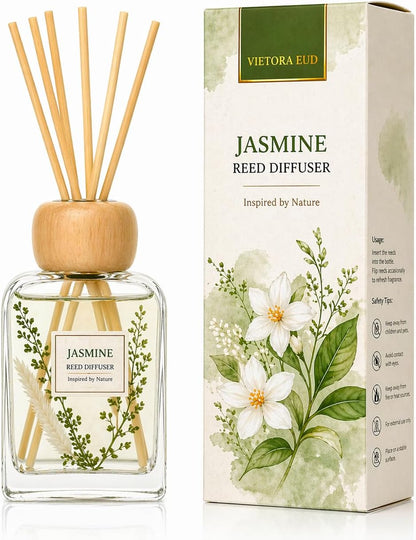 Luxury Hotel Scent Reed Diffuser 100ml (3.38oz) | No.1898 Hotel Collection Diffuser Oil Inspired by Ritz Carlton | Home, Bathroom & Office Decor | Long-Lasting Room Freshener Gift Set