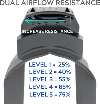 Maximus Lung Trainer Device | VO2 Max Trainer for Endurance Training, Breathing Exercise & Lung Capacity, Portable Resistance Exerciser for Supporting Fitness & Oxygen