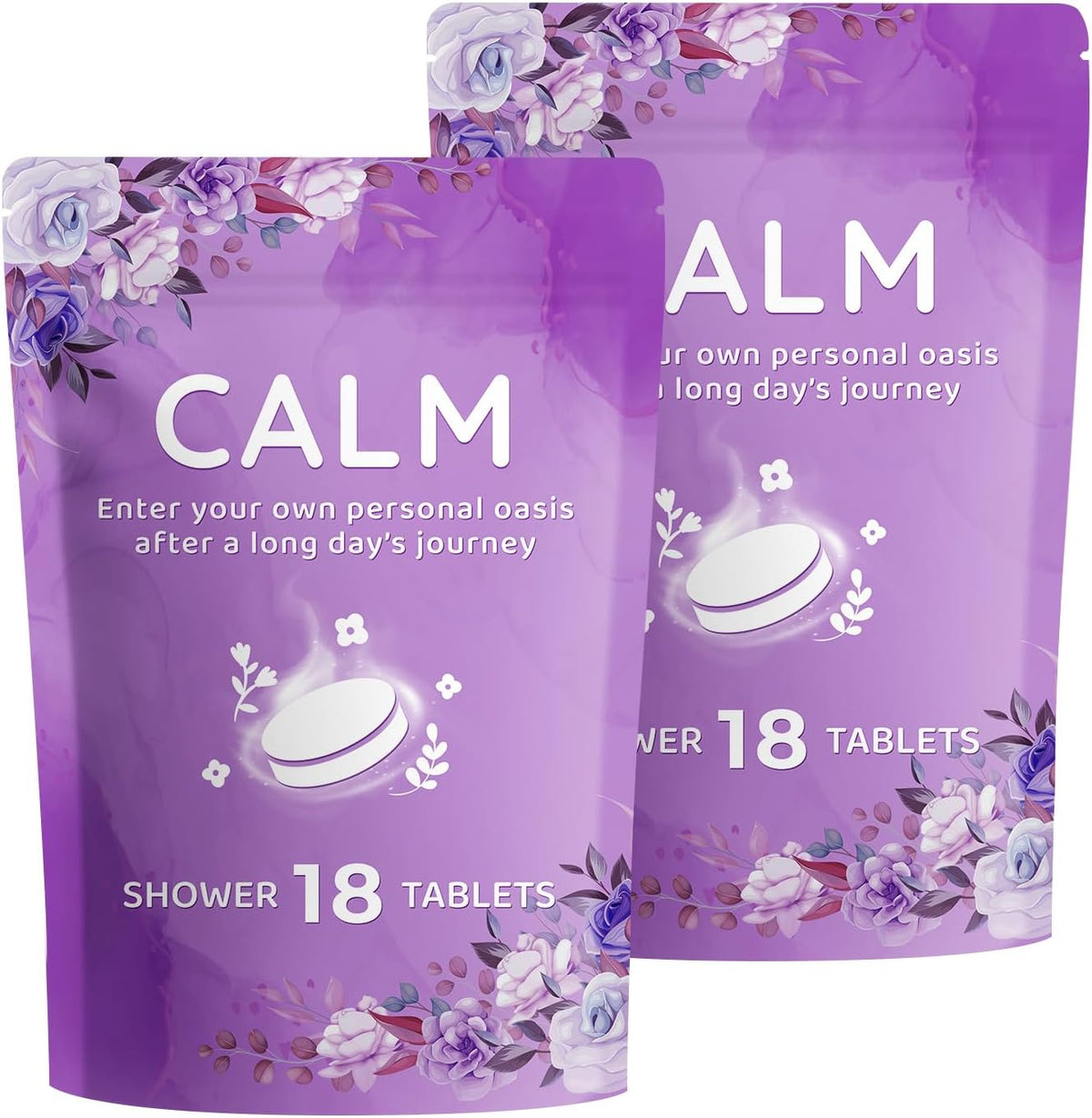 DeckTheHalls 18 Pack Shower Steamers - Mother's Day Presents - Shower Bombs with Lavender Mint Rose Coco Sea Grapefruit Natural Fragrance, Self Care & Relaxation Presents for Women and Men