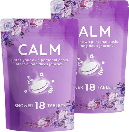 DeckTheHalls 18 Pack Shower Steamers - Mother's Day Presents - Shower Bombs with Lavender Mint Rose Coco Sea Grapefruit Natural Fragrance, Self Care & Relaxation Presents for Women and Men